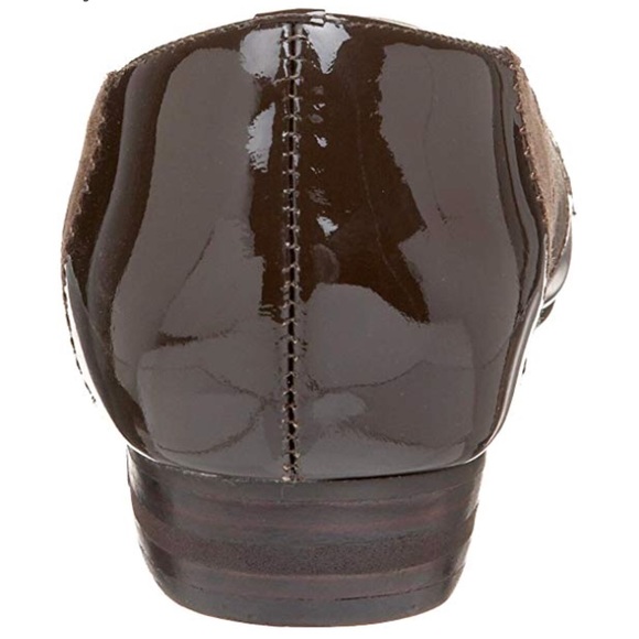 Patch Pattern Orthotic Leather Kitten Heel Wedge - Picture 7 of 8